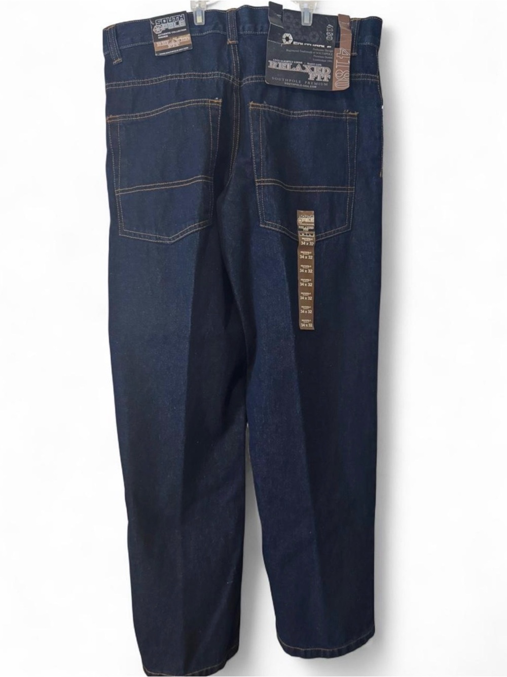 South Pole Men’s Indigo Relaxed Fit Jeans